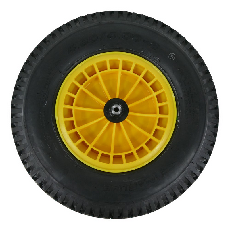 SMB wheel FORT, yellow with pneumatic crosstire and inner tube | Altrad ...