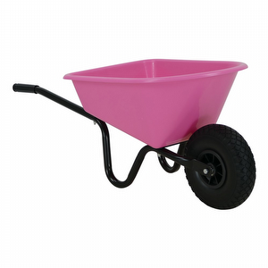 Children's wheelbarrow PP Pink disassembled in box