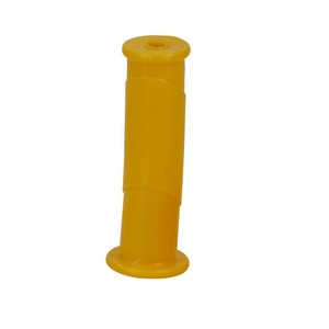 Wheelbarrow grip, yellow for round tube (per 2)