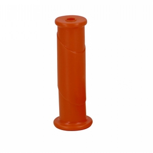 Wheelbarrow grip, orange for round tube (per piece)