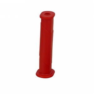 Wheelbarrow grip red for oval tube (per 2)