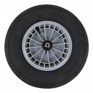 wheelbarrow wheel grey 2PLy FORT, plastic rim, pneumatic tire