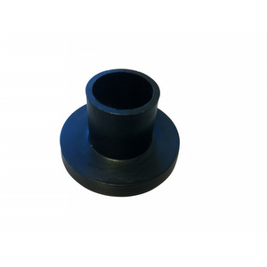 Short dust cap for wheelbarrow wheels